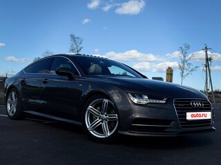 2015 Audi A7 I (4G) Рестайлинг, серый, 3200000 рублей, вид 1