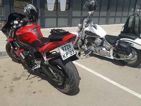 2005 Yamaha YZF-R6, красный, 460000 рублей, вид 2