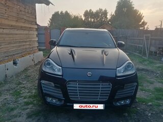 2005 Porsche Cayenne Turbo I (955), чёрный, 1350000 рублей, вид 1