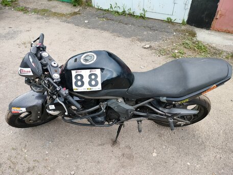 2009 Kawasaki ER-6N, чёрный, 300000 рублей, вид 4
