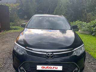2014 Toyota Camry VII (XV50) Рестайлинг, чёрный, 1800000 рублей, вид 2