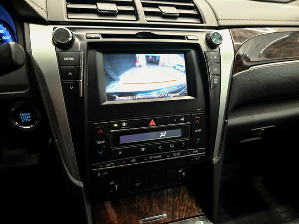 2016 Toyota Camry VII (XV50) Рестайлинг, чёрный, 1720000 рублей - вид 16