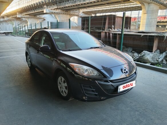 2010 Mazda 3 II (BL), чёрный