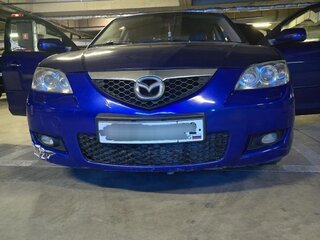 2007 Mazda 3 I (BK) Рестайлинг, синий, 599000 рублей, вид 3