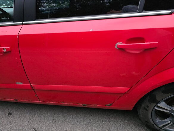 2008 Opel Astra H Рестайлинг, красный, 300000 рублей - вид 10