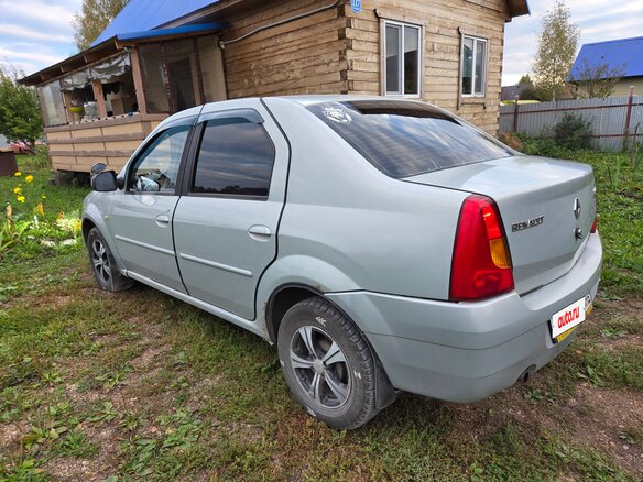2008 Renault Logan I, серый, 280000 рублей - вид 7