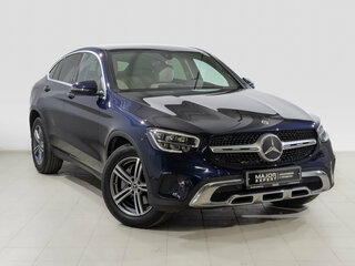 2020 Mercedes-Benz GLC Coupe 220 d I (C253) Рестайлинг, синий, 4145000 рублей, вид 3