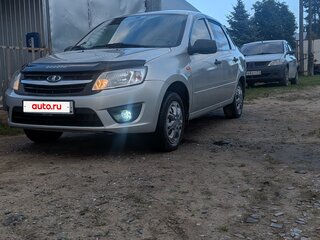 2015 Lada (ВАЗ) Granta I, серебристый, 320000 рублей, вид 2