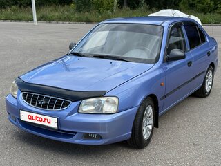 2005 Hyundai Accent ТагАЗ II, голубой, 250000 рублей, вид 1