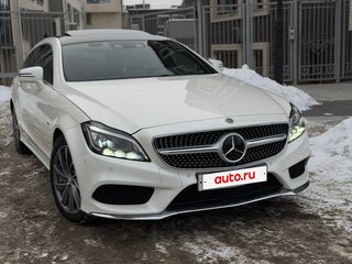 2017 Mercedes-Benz CLS 350 BlueTEC II (C218) Рестайлинг, белый, 3650000 рублей, вид 1