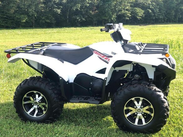 2020 Yamaha Grizzly 700, белый - вид 1
