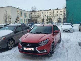 2016 Lada (ВАЗ) Vesta I, красный, 690000 рублей, вид 2