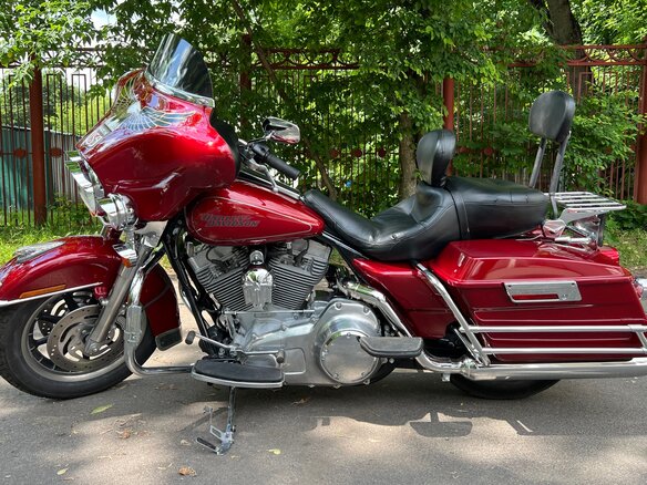 2007 Harley-Davidson Electra Glide, красный, 635000 рублей - вид 1