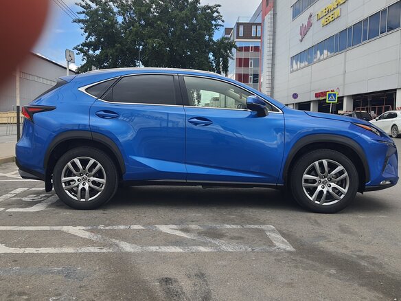 2019 Lexus NX 300 I Рестайлинг, синий, 3800000 рублей - вид 2