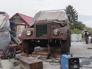 1960 ГАЗ 69, зелёный, 250000 рублей, вид 1