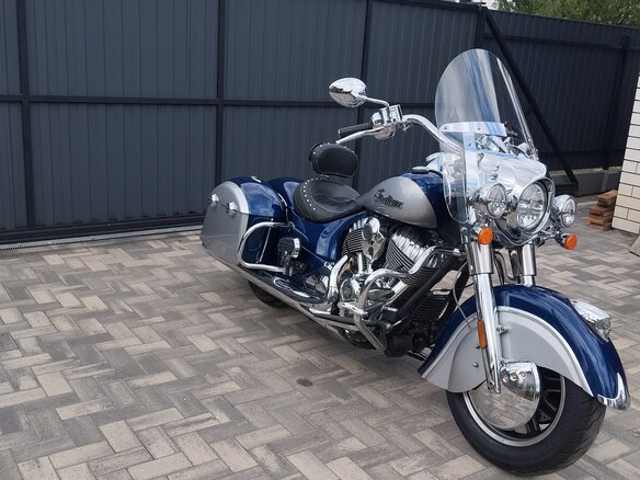 2017 Indian Springfield, синий, 1080000 рублей