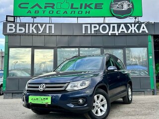 2012 Volkswagen Tiguan I Рестайлинг, синий, 1399000 рублей, вид 2