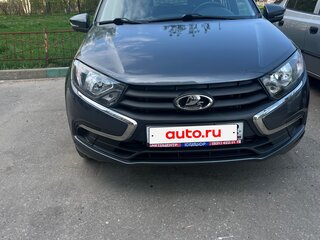 2021 Lada (ВАЗ) Granta I Рестайлинг, серый, 950000 рублей, вид 2
