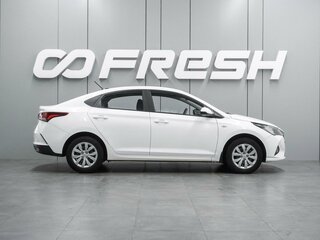 2021 Hyundai Solaris II Рестайлинг, белый, 1498000 рублей, вид 5