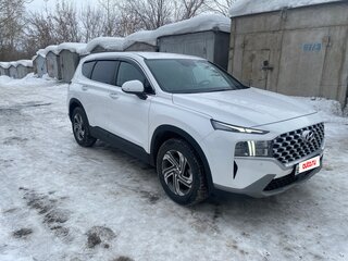2020 Hyundai Santa Fe IV Рестайлинг, белый, 3600000 рублей, вид 4