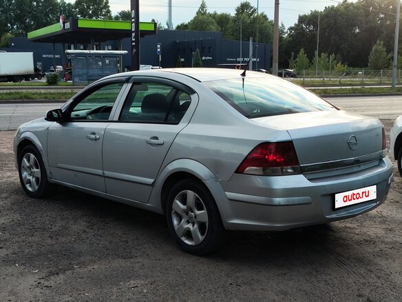 2008 Opel Astra H Рестайлинг, серебристый - вид 7