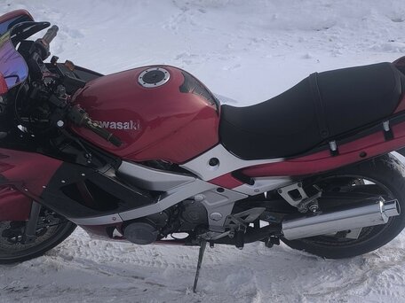 1994 Kawasaki ZZR 400, пурпурный, 250000 рублей, вид 2