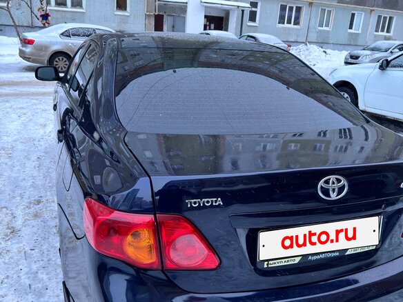 2008 Toyota Corolla X (E140, E150), синий, 750000 рублей - вид 8