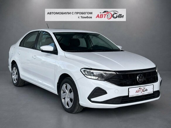 2021 Volkswagen Polo VI, белый - вид 2