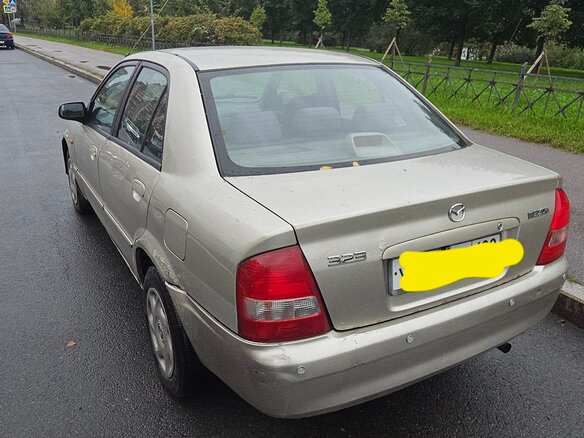 2001 Mazda 323 VI (BJ) Рестайлинг, серый, 110000 рублей - вид 6