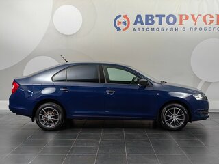 2014 Skoda Rapid I, синий, 988000 рублей, вид 5
