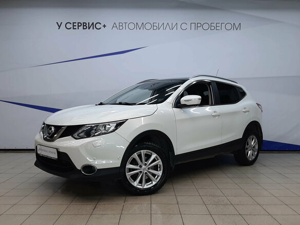 2014 Nissan Qashqai II, белый, 1439000 рублей