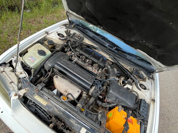 1998 Toyota Corolla VII (E100), белый, 450000 рублей - вид 10