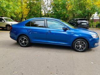 2019 Skoda Rapid I Рестайлинг, синий, 1450000 рублей, вид 3