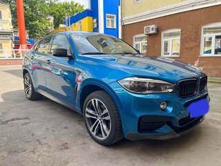 2018 BMW X6 30d II (F16), голубой, 4980000 рублей, вид 2