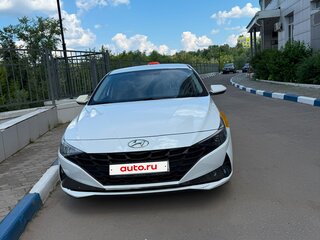 2021 Hyundai Elantra VII (CN7), белый, 1500000 рублей, вид 2