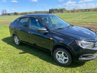 2019 Lada (ВАЗ) Granta I Рестайлинг, чёрный, 430000 рублей, вид 2