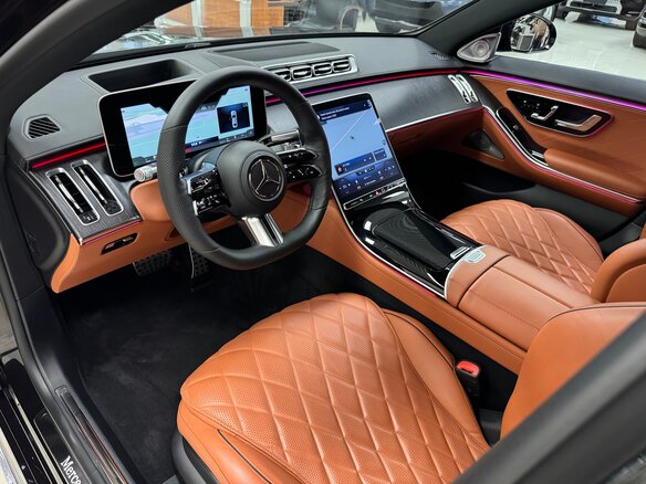 2022 Mercedes-Benz S-Класс 400 d 4MATIC VII (W223), чёрный - вид 1