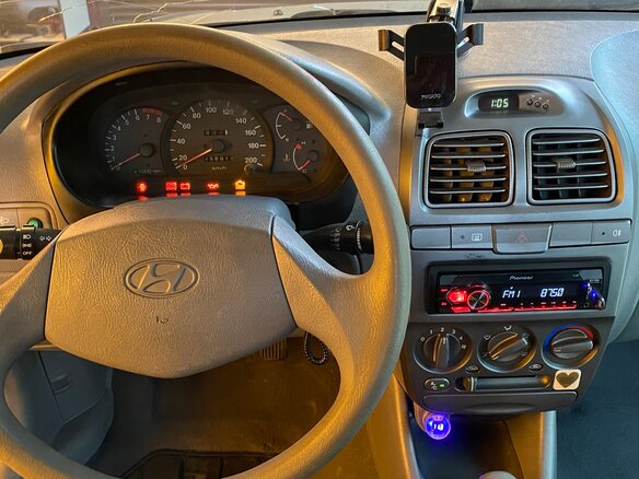2003 Hyundai Accent II, зелёный, 300000 рублей - вид 19