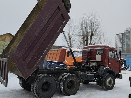 1991 КамАЗ 5511, красный, 950000 рублей, вид 1