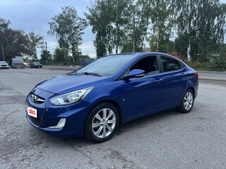 2011 Hyundai Solaris I, синий, 768000 рублей, вид 1