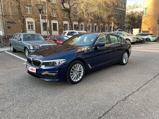 2020 BMW 5 серии 520d xDrive VII (G30/G31/G38), синий, 4300000 рублей, вид 4