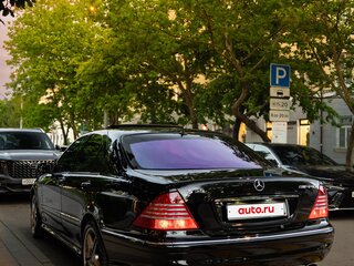 2003 Mercedes-Benz S-Класс AMG 55 AMG I (W220) Рестайлинг, чёрный, 2400000 рублей, вид 3