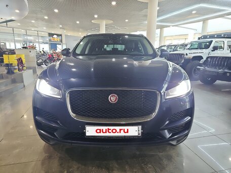 2017 Jaguar F-Pace I, синий, 2700000 рублей, вид 4