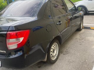 2013 Lada (ВАЗ) Granta I, чёрный, 260000 рублей, вид 3