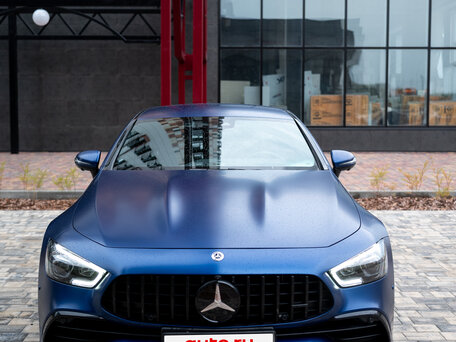 2020 Mercedes-Benz AMG GT 4-Door Coupe 43 I, синий, 7700000 рублей, вид 2