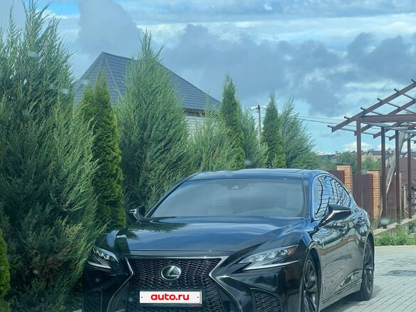 2018 Lexus LS 500 V, чёрный, 7350000 рублей - вид 4