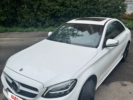2021 Mercedes-Benz C-Класс 200 IV (W205) Рестайлинг, белый, 3490000 рублей, вид 4