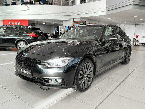 2018 BMW 3 серии 318i VI (F3x) Рестайлинг, чёрный