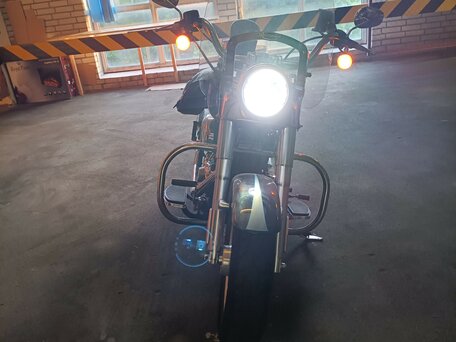2009 Harley-Davidson Fat Boy, чёрный, 896000 рублей, вид 4