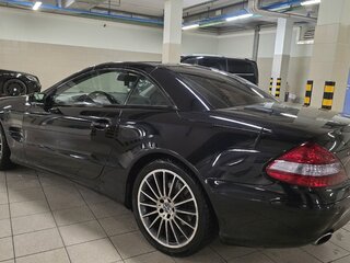 2007 Mercedes-Benz SL-Класс 350 V (R230) Рестайлинг, чёрный, 2000000 рублей, вид 3